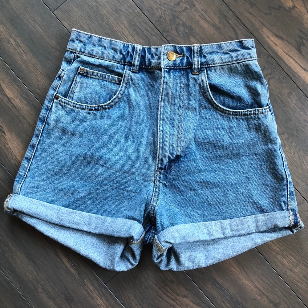 Zara mom shorts
